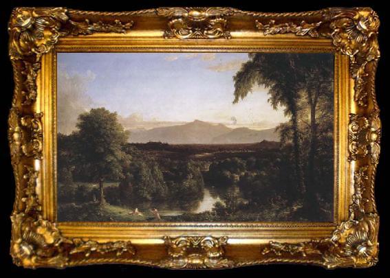 framed  Thomas Cole View on the Catskill-Early Autumn, ta009-2